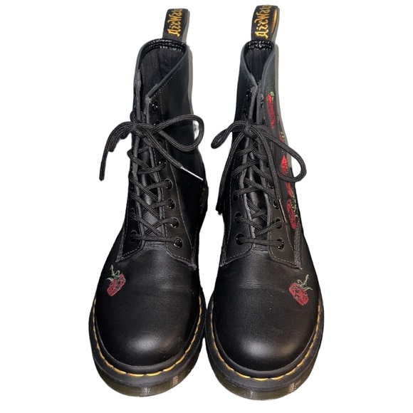 Dr. Martens Air Wave Women’s 1460 Vonda Floral Lace Up Boots US 8 - Picture 2 of 9